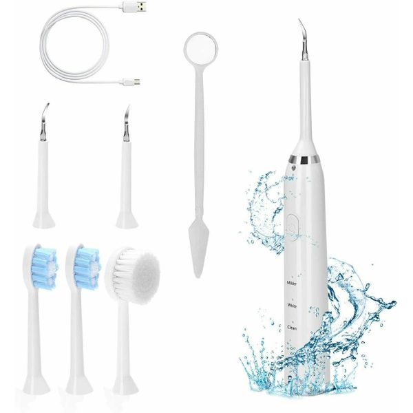 Electric toothbrush and ultrasonic tartar and stain remover rechargeable