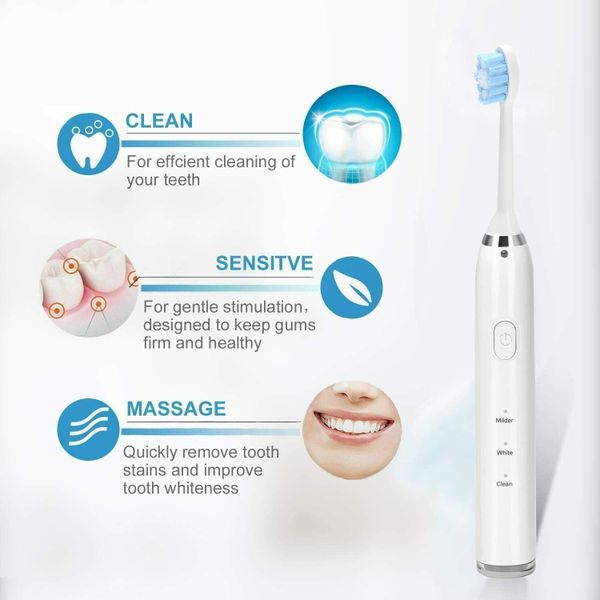 Electric toothbrush and ultrasonic tartar and stain remover rechargeable — image 2