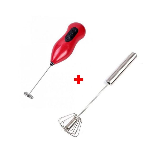 Nescafé mixer - 2 speed + manual stainless steel egg beater