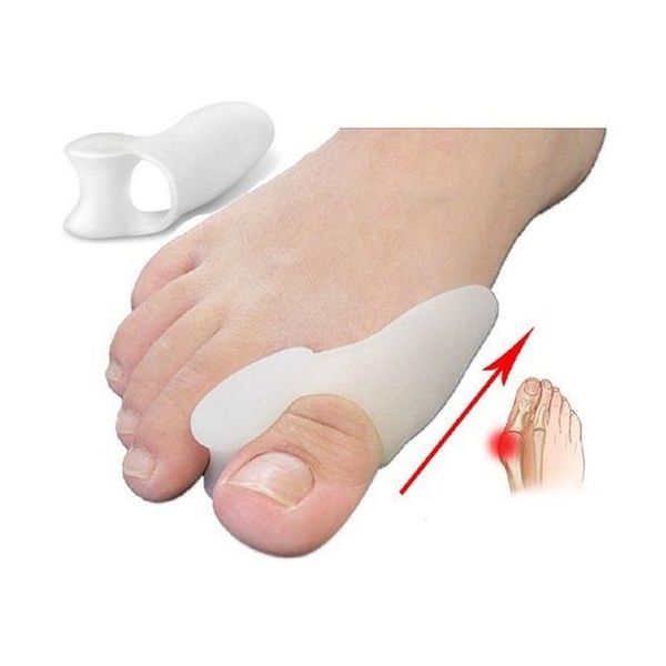 Silicone Toe Corrector for Toe Bruises Treatment - 2 Pieces