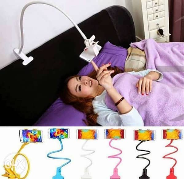 Flexible Long Phone Holder Suitable for Office, Bed and Car