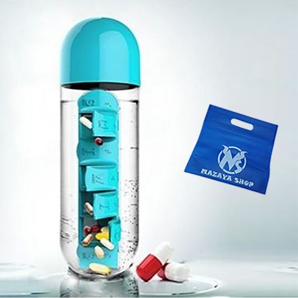 Medicine bottle organizer for storing medicines during travel — image 1