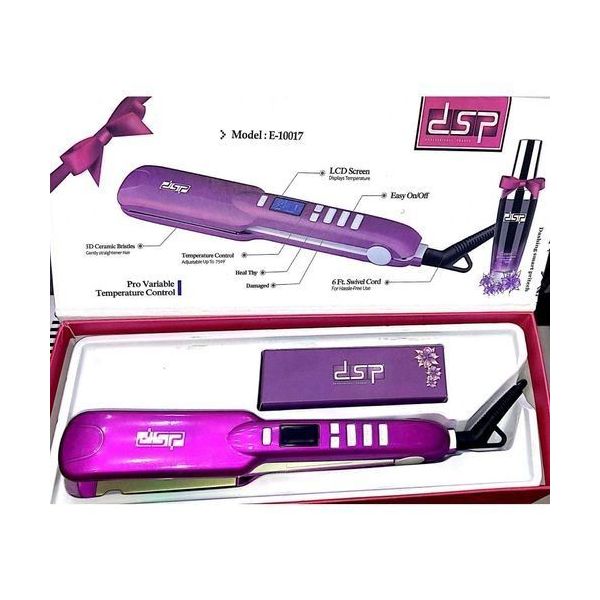 E-10017 DSP Hair Styling Straightener Brush — image 3