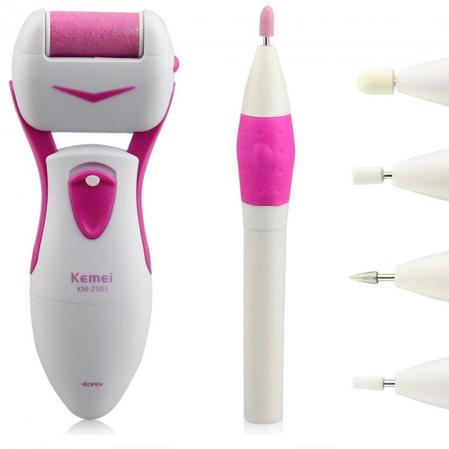 KM-2501 - Kemei Foot and Body Pedicure Machine for Foot and Nail Care 2 in 1 — image 4