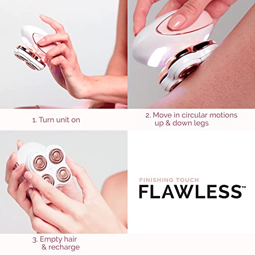 Flawless Quadruple Head Hair Removal Device - Finishing Touch Flawless Legs, Portable — image 3