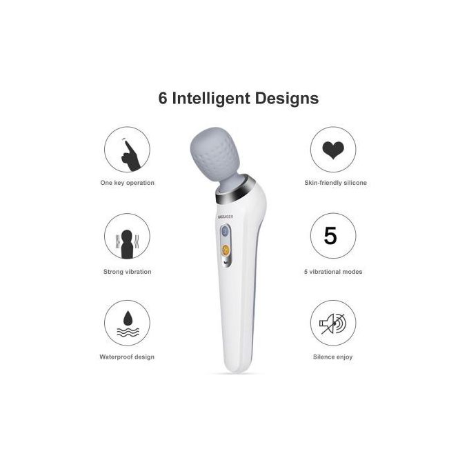 Magic Wand Massager - Body, Neck and Foot Massager for Home Use — image 3