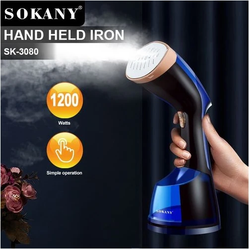 Sokany Portable Manual Steam Iron for Curtains and Clothes with Steam — image 3