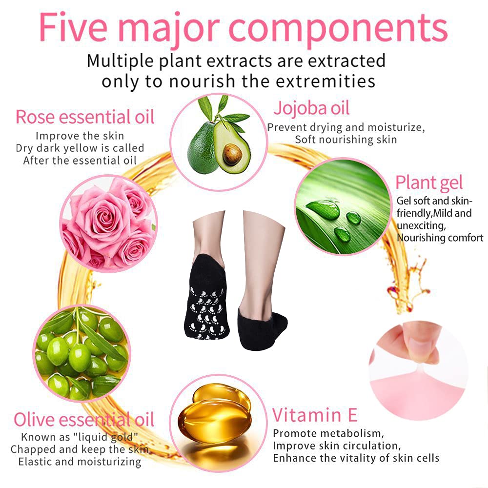 Magic Gel Socks Spa for Moisturizing Feet — image 4