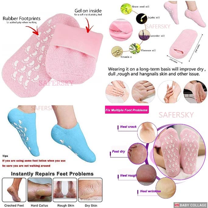 Magic Gel Socks Spa for Moisturizing Feet