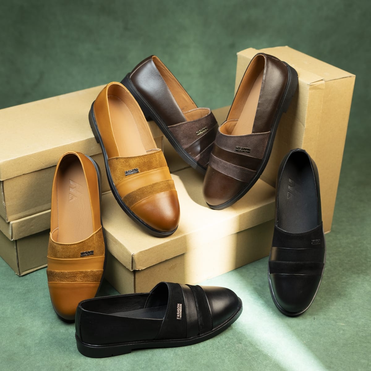Men's Natural Leather Classic Chic Shoe CR5 - S7