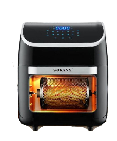 Sokany air fryer digital oven 12L 2500 watts SK-8039 - Black