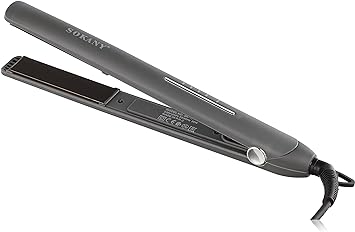 Sokany Hair Straightener SK-1910 - Digital Display, Temperature Lock Button, 2.5m Rotating Cord