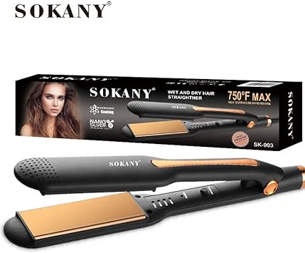 Sokany Ceramic Hair Straightener SK-993