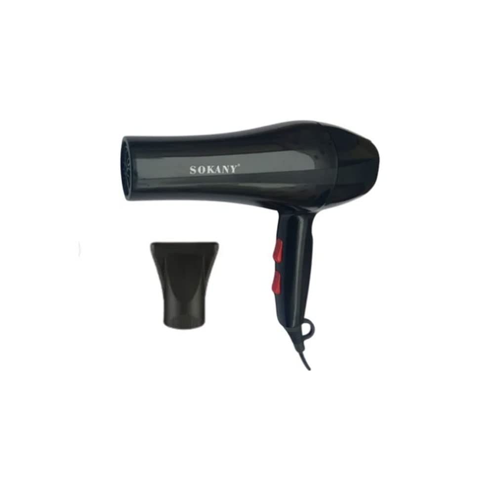 Sokany 2200 watts hair dryer - Professional hair dryer with two speeds and 2 heating with hand ring diffuser