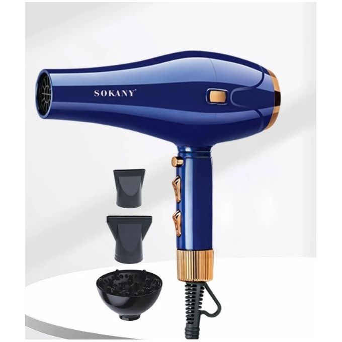 Sokany SK-14003 professional hair dryer with 3 attachments - 2400 watts