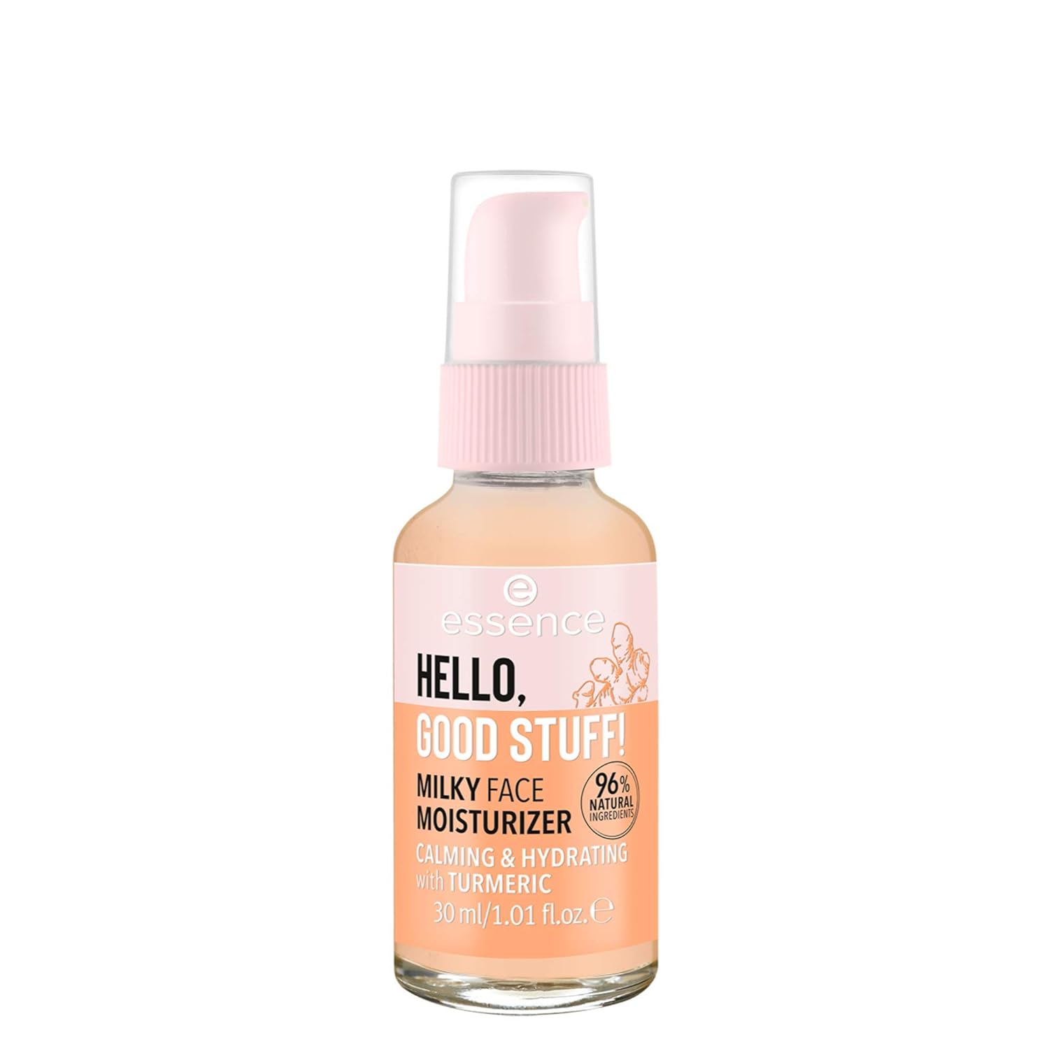 Essence milk moisturizer light weight and rich with turmeric water and oatmeal