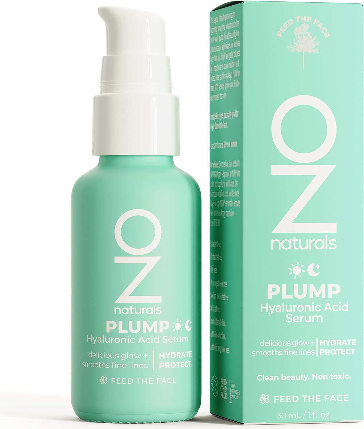 Oz Naturals Hyaluronic Acid and Vitamin C Serum - 30 ml