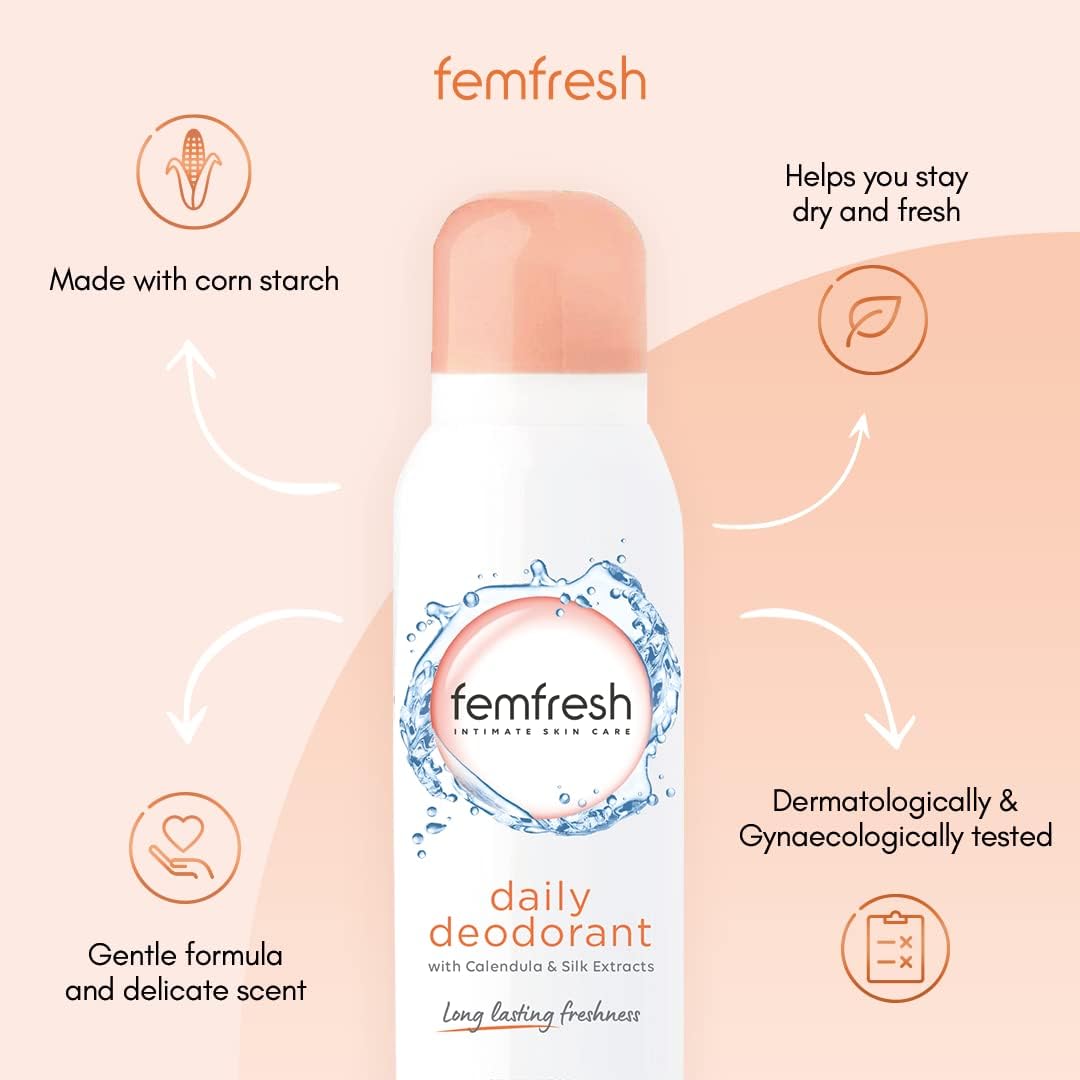 Femfresh Daily Deodorant for Sensitive Areas with Breeze Scent - 125 ml — image 2