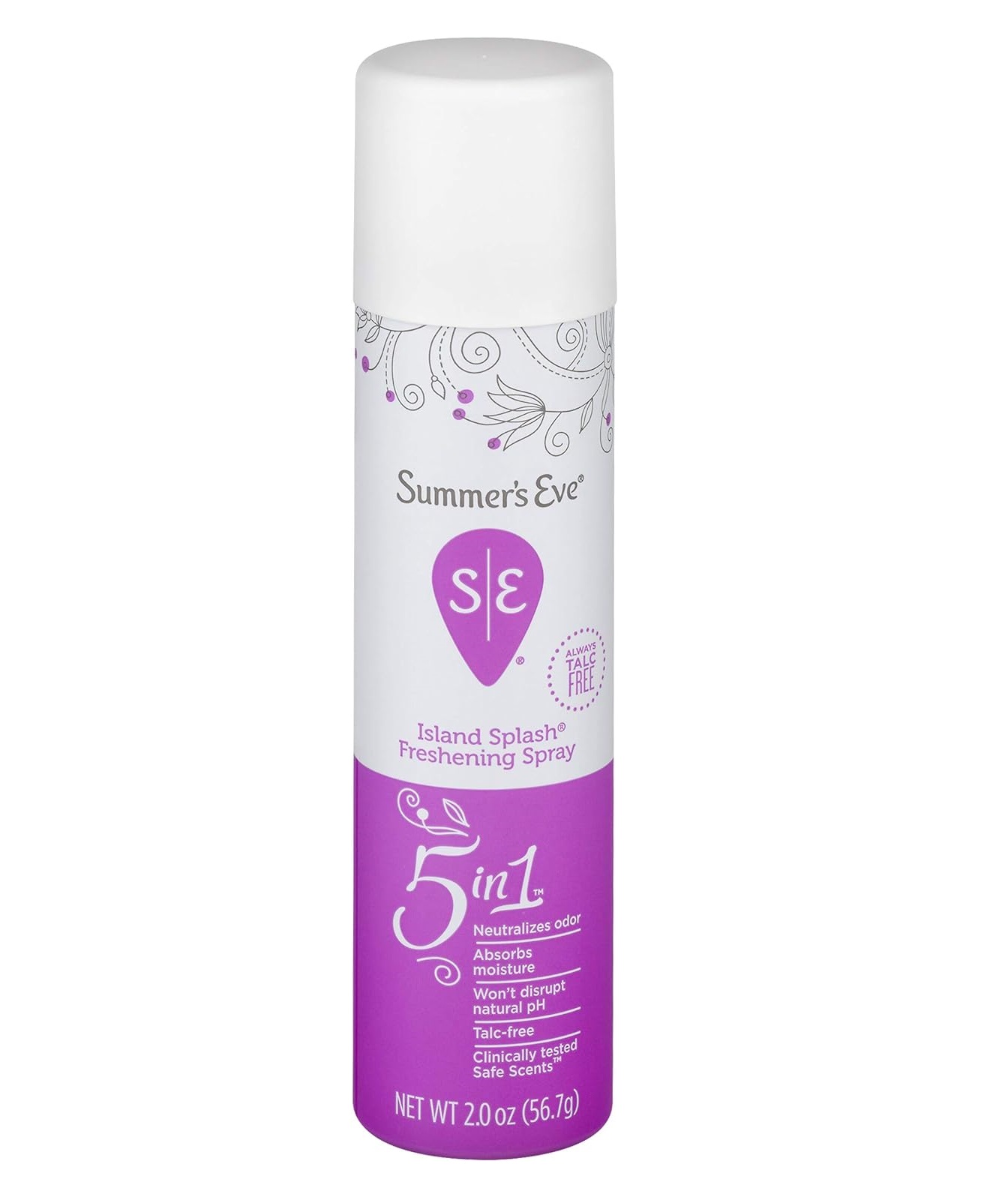 Summer's Eve Deodorant and Odor Remover for Sensitive Areas - 56.7 g