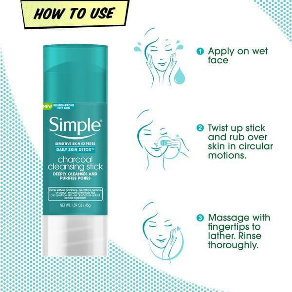Simple Stick for Skin Cleansing and Detoxification and Blackhead Removal - 45 ml — image 2