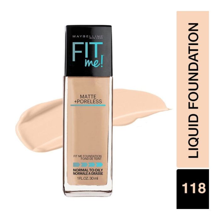 Maybelline New York Fit Me Liquid Matte Foundation for Pore-Free Skin 115 - 30 ml