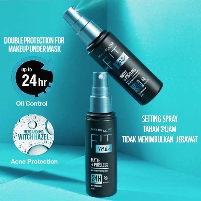 Maybelline New York Fit Me Matte + Pores Makeup Setting Spray - 60 ml — image 2