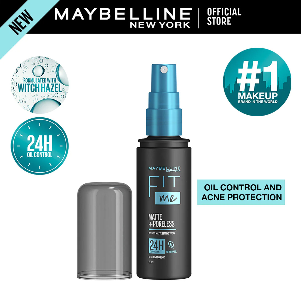Maybelline New York Fit Me Matte + Pores Makeup Setting Spray - 60 ml