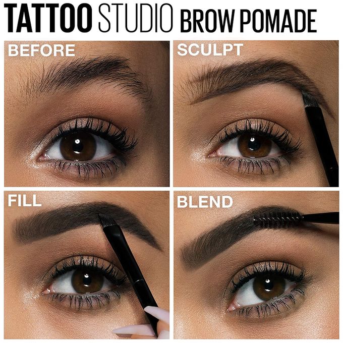 Maybelline New York Tattoo Studio Long-Lasting Eyebrow Corrector - 384 Auburn — image 2