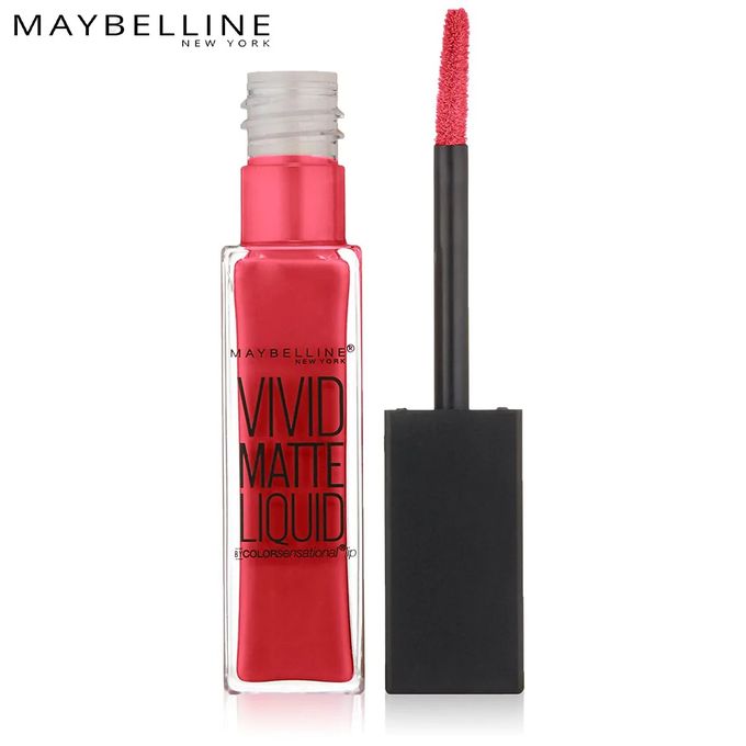 Maybelline New York Vivid Matte Liquid Lipstick - 30 Fuchsia Stack