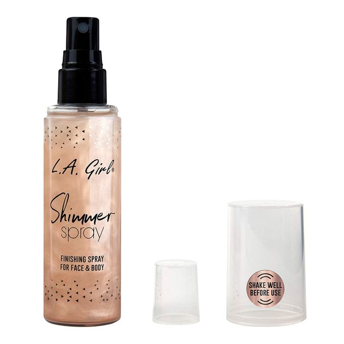 Lay Girl Body and Face Highlighter Spray Rose Gold - 80ml