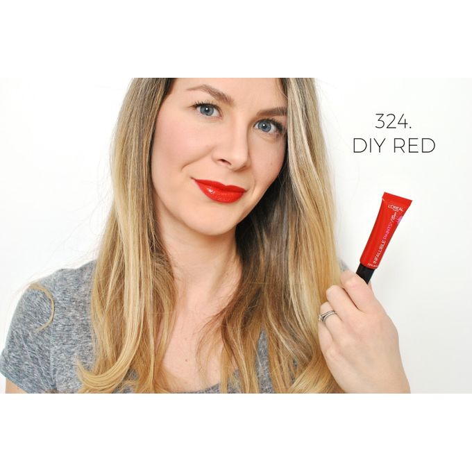 L'Oreal Paris Infallible Lip Gloss - 324 Deep Red — image 2