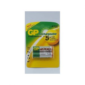 بطاريات قابلة للشحن aa GP Battaries 2700mah 2 pcs