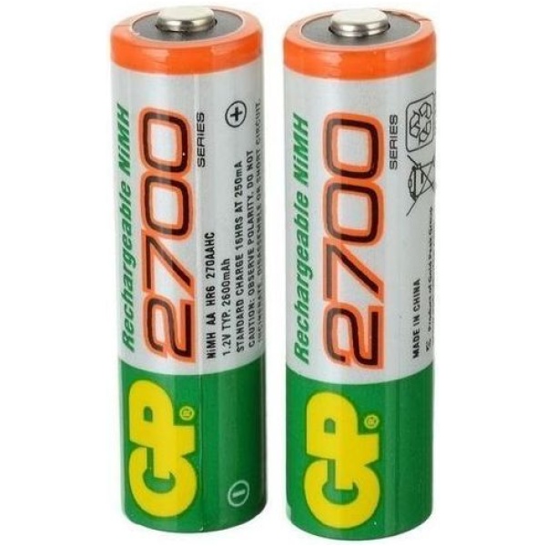 بطاريات قابلة للشحن Aa Gp Battaries 2700Mah 2 Pcs