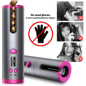 Sokany Wireless Usb Auto Curler مكواة شعر لاسلكي لفرد وتمويج الشعر تحذيرات Sokany Wireless Usb Auto Curler مكواة شعر لاسلكي