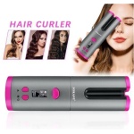 Sokany Wireless USB Auto Curler مكواة شعر لاسلكي لفرد وتمويج الشعر