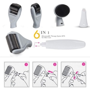 جهاز ديرما رولر للوجه والجسم 6 في 1 Derma Roller System 6 In 1 طريقة استخدام جهاز ديرما رولر للوجه والجسم