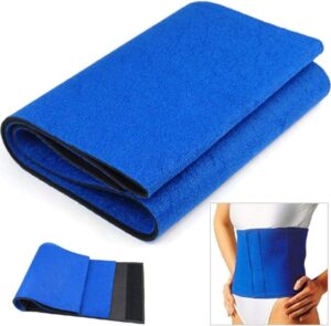 حزام التخسيس الازرق للبطن Waist Slimming Belt - Blue طريقة استخدام حزام التخسيس الازرق للبطن Waist Slimming Belt - Blue