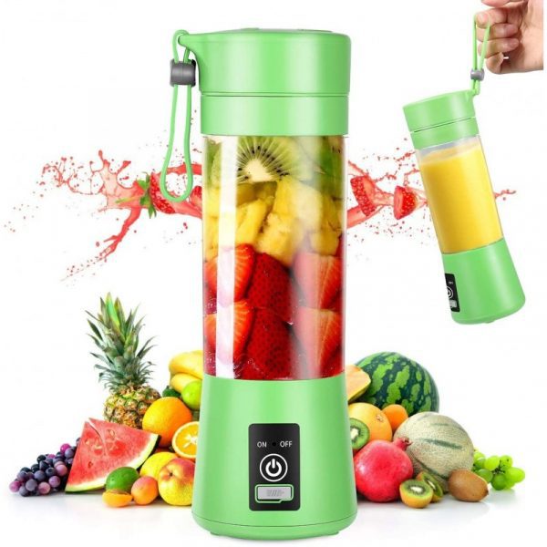 خلاط عصير محمول ببطارية قابلة للشحن - 380 مل Portable And Rechargeable Battery Juice Blender