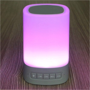 صب بلوتوث مضيء باللمس 7 ألوان - Touch Speaker With Light 7 Colors مميزات وعيوب سماعات بلوتوث صب مضيء باللمس
