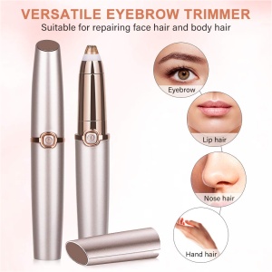قلم ازالة شعر الحواجب بدون ألم Dsp Electric Eyebrow Hair Remover Painless Eyebrow Trimmer قلم ازالة شعر الحواجب Dsp Electric Eyebrow Hair Remover Painless