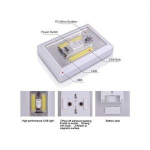 كشاف الطوارئ بالبطارية Led Cob Night Light 3 W أشتري كشاف الطوارئ بالبطارية Led Cob Night Light 3 W