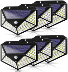 Buy solar powered flashlight 1000 watts with motion sensor
