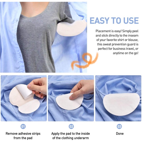 ⁦لاصقة امتصاص العرق 6 أزواج - Disposable Underarm Shields Pads - 6 Pairs⁩ - الصورة ⁦7⁩