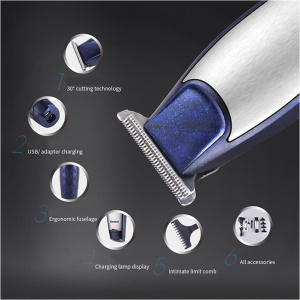 ماكينة حلاقة كيمي للشعر والذقن - Kemei Km 5021 Wet And Dry Hair Trimmer For Men استخدامات ماكينة حلاقة كيمي للشعر والذقن Kemei Km 5021