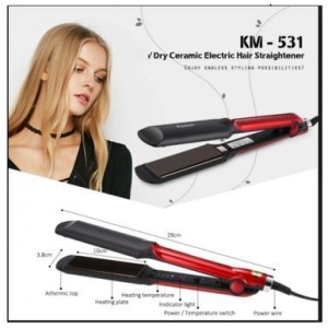 Kemei Km-531- مكواة شعر كيمي 531 سيراميك مميزات وعيوب مكواة شعر كيمي 531