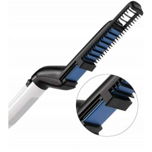 المشط الحراري للرجال لتصفيف الشعر واللحية - Enzo Beard &Amp; Hair Straightener (Black) كيفية استخدام المشط الحراري للرجال