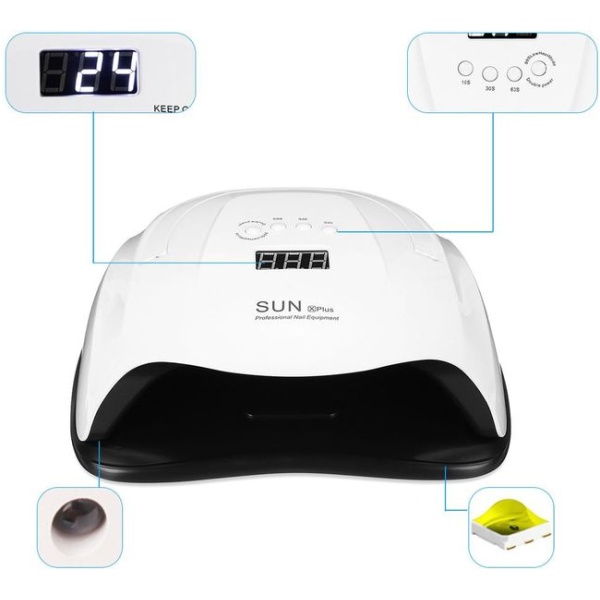 جهاز تجفيف طلاء الاظافر Sun Professional Uv Led Timer Nail Dryer - 126 W