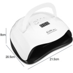 جهاز تجفيف طلاء الاظافر sun Professional Uv Led Timer Nail Dryer - 126 W