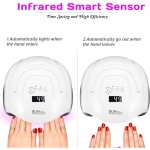 جهاز تجفيف طلاء الاظافر sun Professional Uv Led Timer Nail Dryer - 126 W