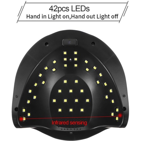 جهاز تجفيف طلاء الاظافر Sun Professional Uv Led Timer Nail Dryer - 126 W